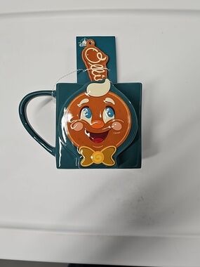 Disney Jollywood Nights 2025 Gingerbread Man Mug W/spoon NWT